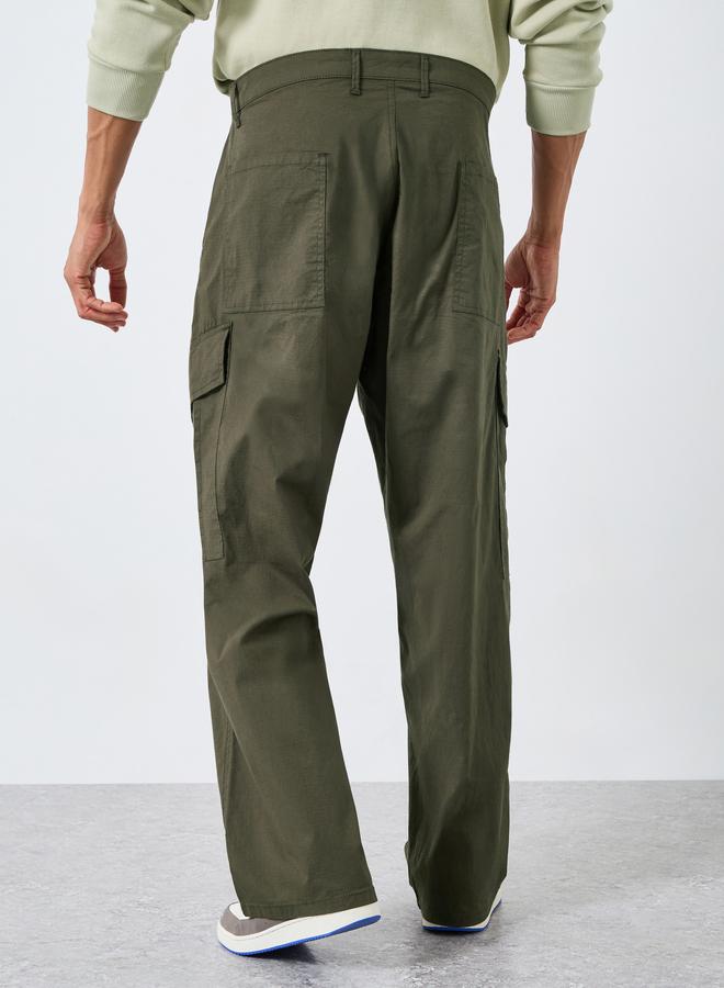 ستايلي بنطال كارجو بقصة واسعة - Image 3